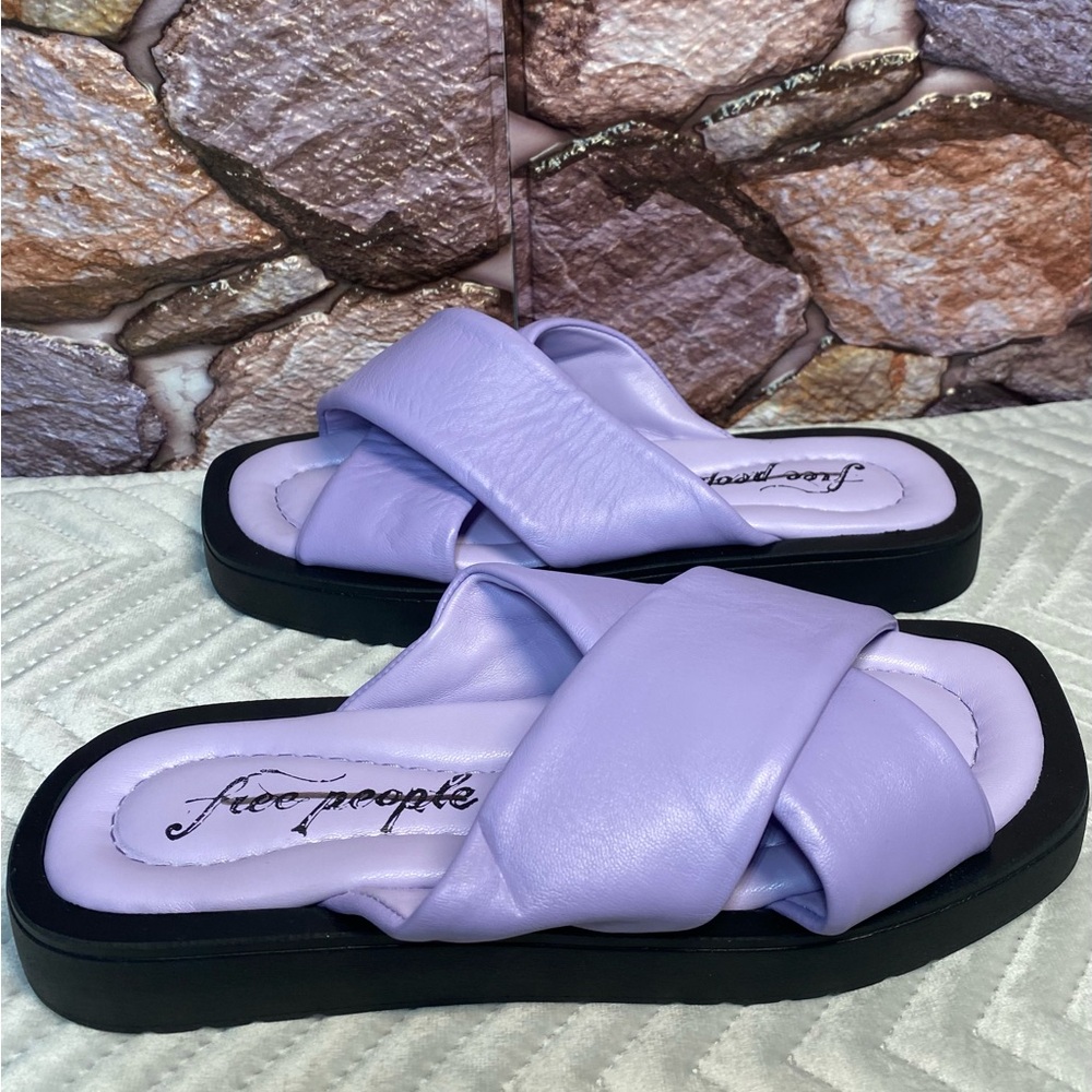 FREE PEOPLE CROSSBAND SANDALS - Picture 4 of 6